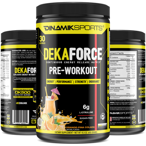 DEKAFORCE - ENERGY DRINK - PREWORKOUT